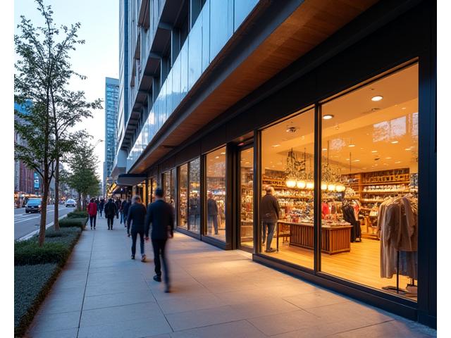 Vibrant street-front retail with high foot traffic in a bustling Australian city, showcasing investment potential